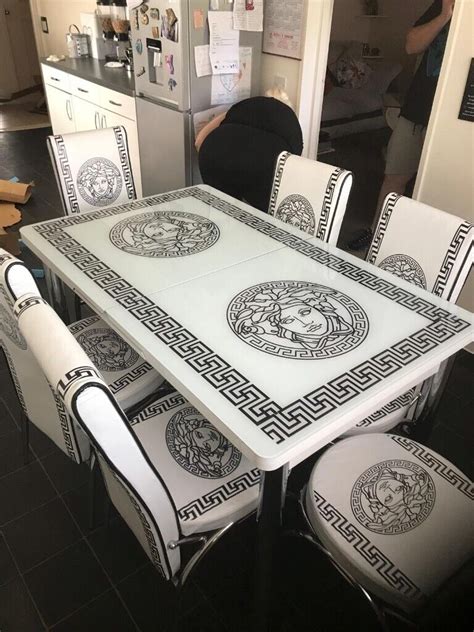 versace kitchen|versace italian table sets.